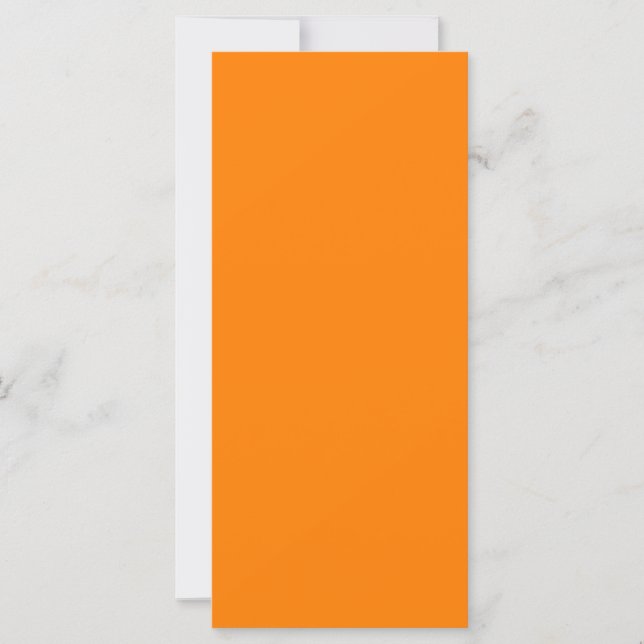 Orange Flat Card (Front)