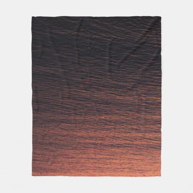 Orange Fleece Blanket (Front)