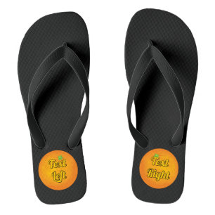 Orange Flip Flops