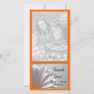 Orange Floral Faits saillants Merci Mariage