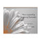 Orange Floral Highlights Wedding RSVP Card