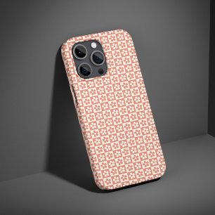 Orange Floral Phone Case Gift for Women & Friends