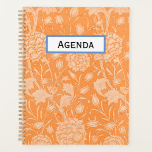 Orange Floral Planner