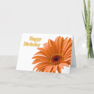Orange Flower Business De Groupe Carte Anniversair