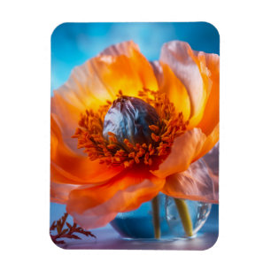 Orange Flower  Magnet