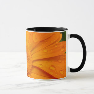 Orange Flower Mug