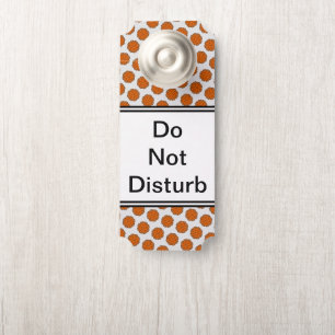 Orange Flower Ribbon by Kenneth Yoncich Door Hanger