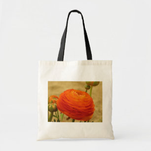 Orange Flower Tote Bag