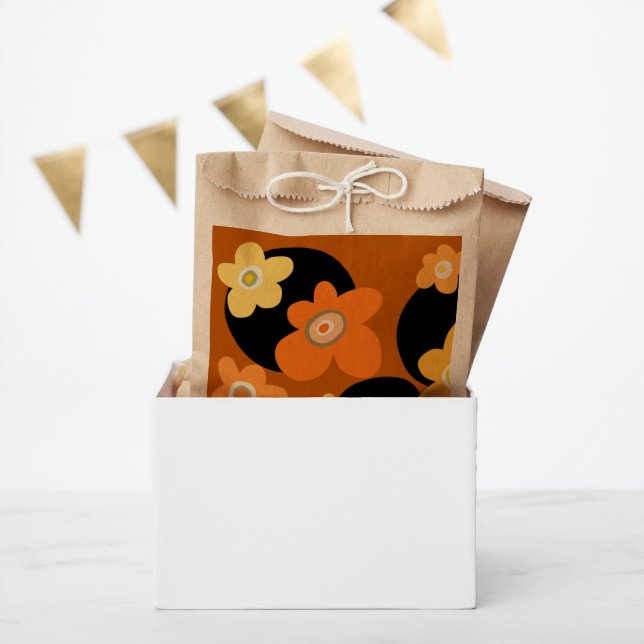 orange flowers favour bag (Party)