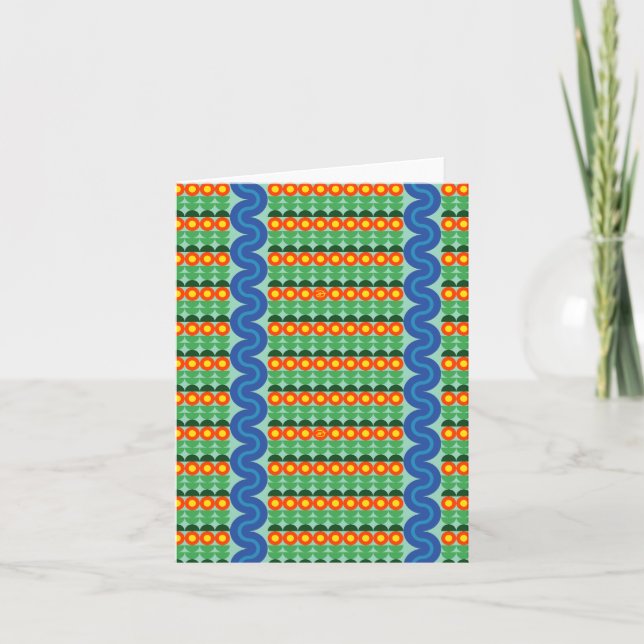 Orange Flowers - Greeting Card (Front)