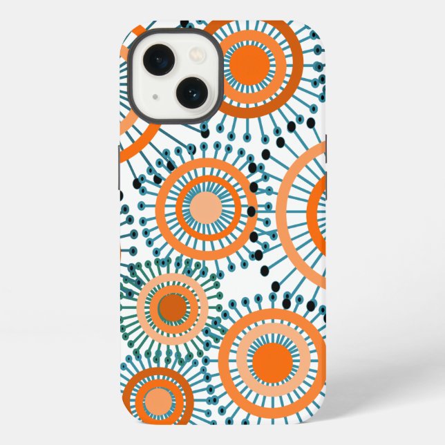 Orange Flowers  iPhone Case (Back)