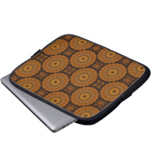 Orange Flowers Laptop Sleeve