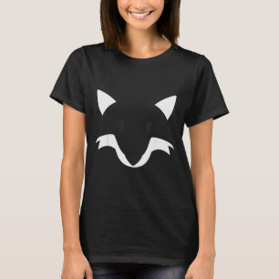 Orange Fox Face Halloween Apparel Matching Group F T-Shirt