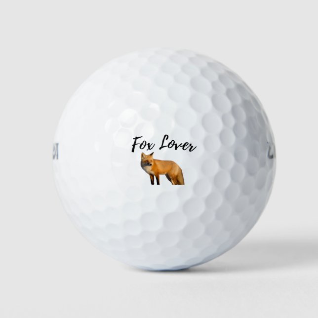 Orange Fox Golf Balls (Front)