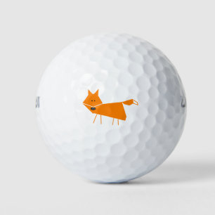 Orange Fox Golf Balls