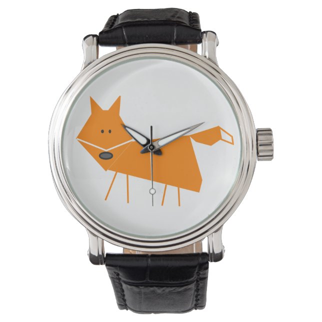 Orange Fox Watch (Front)