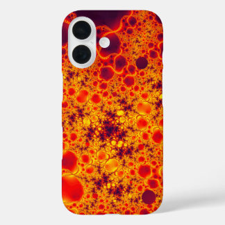 Orange Fractal Smartphone Case