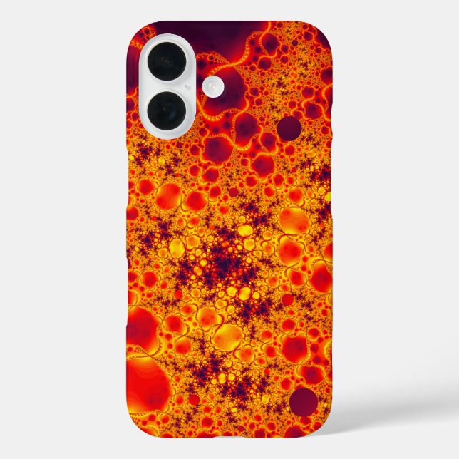 Orange Fractal Smartphone Case (Back)