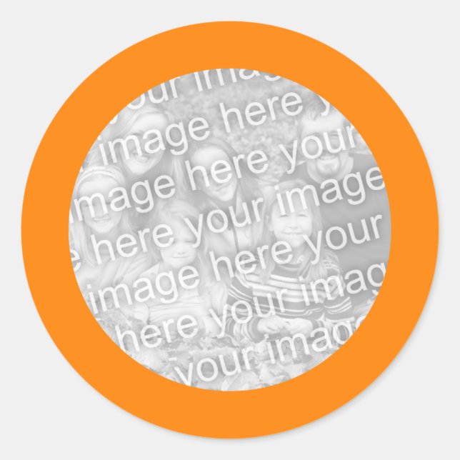 Orange Frame Sticker (Front)