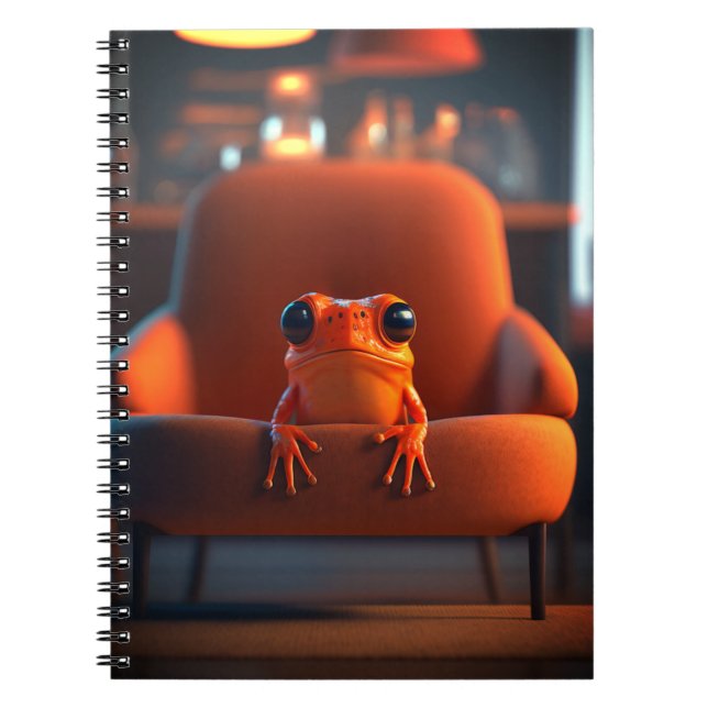 Orange Frog Notebook (Front)