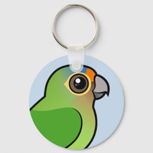 Orange-fronted Parakeet Keychain