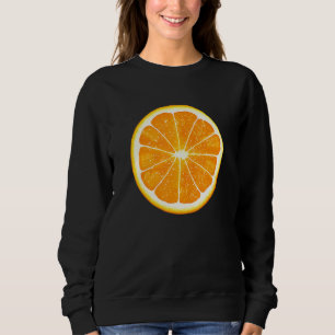 Orange Fruit Beach Vibes Sea Summer Sun Vacation H Sweatshirt