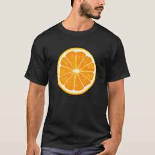 Orange Fruit Beach Vibes Sea Summer Sun Vacation H T-Shirt