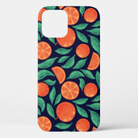 Orange Fruit: Colourful Vintage Seamless