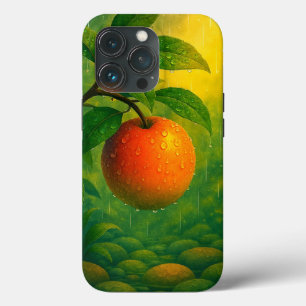 Orange Fruit Rainy Nature iPhone 13 Pro Case