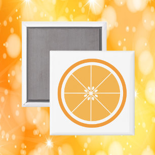 Orange Fruit Slice Magnet