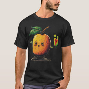 Orange Fruits Love Heart - Enjoy Party Special Mom T-Shirt