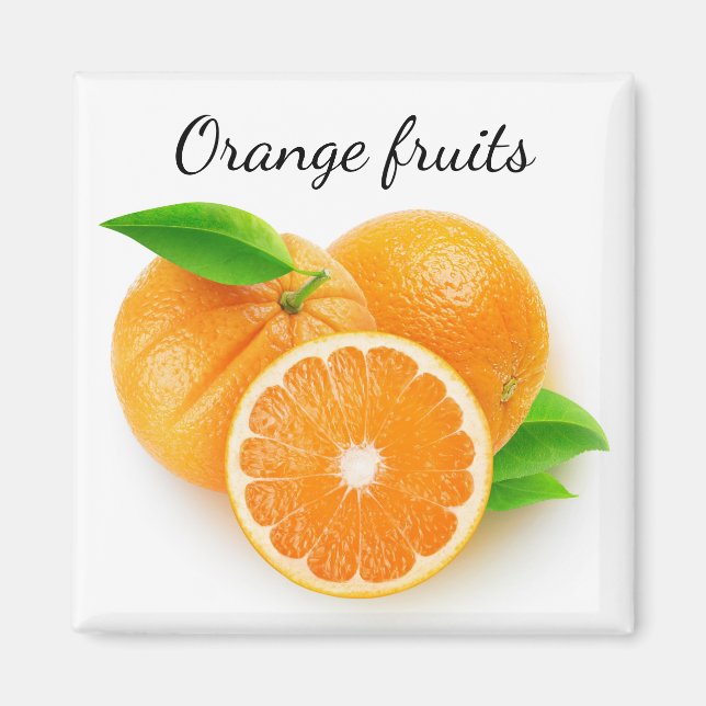 Orange fruits magnet (Front)