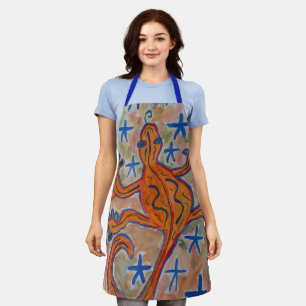 Orange Gecko Apron