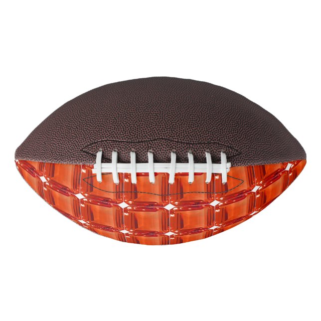 Orange Gemstone Pattern Football (Front)