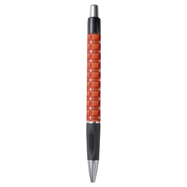 Orange Gemstone Pen (Front Vertical)