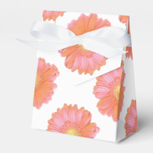 Orange gerbera daisy favor box