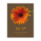 Orange Gerbera Daisy Response Card