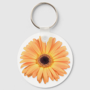 Orange Gerbera KeyChain