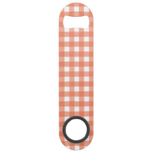 Orange gingham bar key