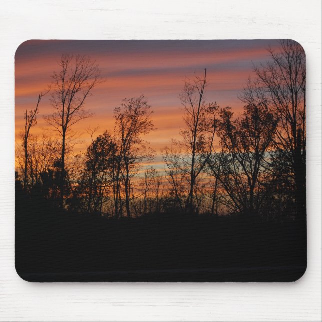 Orange Glow Sunset mousepad (Front)