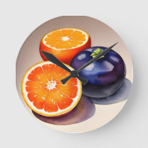 Orange Glow Watercolor