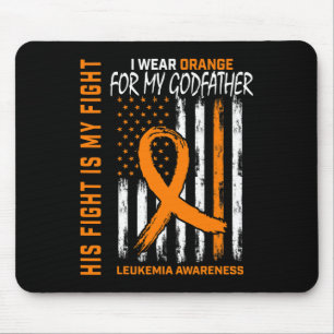 Orange Godfather Leukaemia Cancer Awareness Americ Mouse Pad