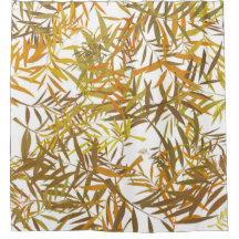 Orange Gold and Bronze Willow Leaves