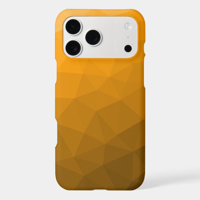 Orange gradient geometric mesh pattern (Back)