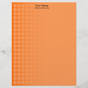 Orange gradient spots 2 letterhead