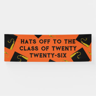 Orange Graduation 2025 Senior Class Banner