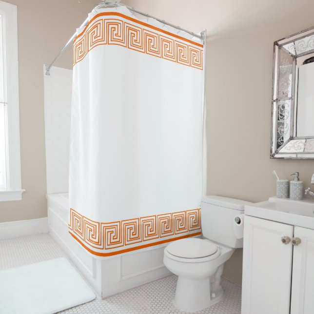 Orange Grecian Frieze Design (In Situ)
