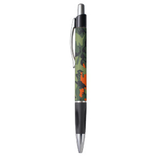 Orange Green Camouflage Pen