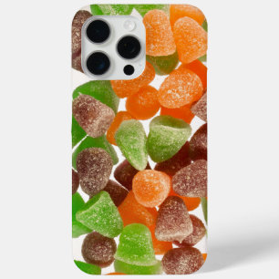 Orange green red gum candy sprinkled with sugar iPhone 15 pro max case