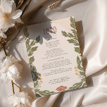 Orange Green Vintage Floral Wedding Info Card<br><div class="desc">Accentuate the charm of your wedding invitation suite with our Art Nouveau and Art Deco-inspired wedding info/details card. This enchanting card, adorned with vintage-themed floral motifs, shares these iconic artistic periods' subtle intricacies and refined elegance. The beautifully harmonized colour palette of olive and orange weaves a romantic narrative that captures...</div>